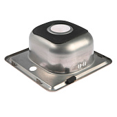  Мойка врезная 38х38х16,5мм 0,6мм с сифоном 3838 АВ Accoona 