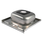  Мойка накладная 50х50х16,5мм 0,6мм с сифоном AB5050 Accoona 