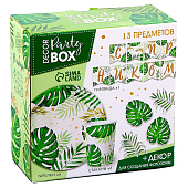 Набор бумажной посуды декор «Эко», 6 тарелок, 6 стаканов, 1 гирлянда, декор фотозоны 7994458 Набор бумажной посуды декор «Эко», 6 тарелок, 6 стаканов, 1 гирлянда, декор фотозоны 7994458