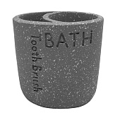  Стакан для зубных щеток Галактика серый 106330 Delphinium 