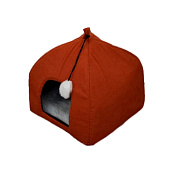  Дом Микки вельвет с игрушкой арт 041 вид 1 красный ZooMoDa 