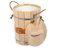  Запарник 9 л. с пластик. вставкой с крышкой 