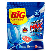  Таблетки для посудомоечных машин BIG City Ultra all in 1, 30шт Арт. 14410227 