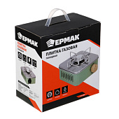  Плитка газовая ЕРМАК  походная, 2,8 кВт, 21,5х13,3х22,8 см 116-009 