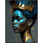  Репродукция картины «Этно арт II», 58/78, рама 20-010d   10391892 