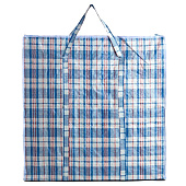  Сумка хозяйственная на молнии, 47 л, цвет синий 