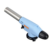  Горелка газовая пьезо с цанговым захватом, широкое сопло, 17х4х6см 116-013 