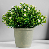  Искусственный цветок в горшке «Цветочная симфония», 8?17 см, МИКС 