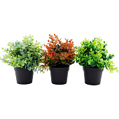  Искусственный цветок h=25см в кашпо 8х10см микс арт.19033-01655 Код261807 