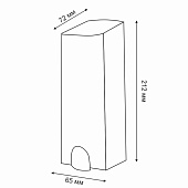  Дозатор для жидкого мыла настенный 380мл белый D014W 102162 Delphinium 