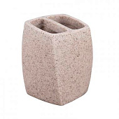  Подставка для зубных щеток светлый камень BPO-0859-1B 