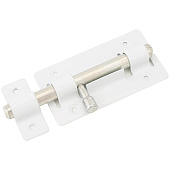 Задвижка дверная ЗД-01 белая Задвижка дверная ЗД-01 белая