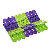  Набор пластиковых прищепок для белья 18шт MAXI в инд.упак. Б 