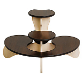  Полка для цветов Багира-2 800х550х520 венге/дуб выбеленный   3587847 