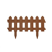  Ограждение Палисадник коричневый 1,9м 