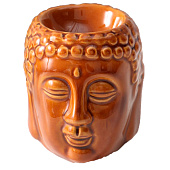  Аромалампа для эфирных масел «Голова Будды», керамика, т. шоколад, 6.5?6.5?7.5 см 10323569 