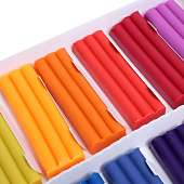  Пластилин мягкий восковой 24 цв. Calligrata, 360 г, 5386134 