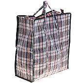  Сумка хозяйственная на молнии, 45 л, цвет чёрный 