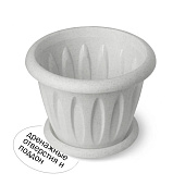 Горшок "Фелиция" 10,4л D320 Мрамор с/п (8) АП С106М Горшок "Фелиция" 10,4л D320 Мрамор с/п (8) АП С106М