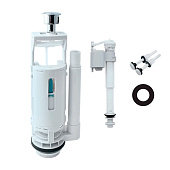  Арматура для бачка кноп 2 режима нижняя подводка F012400-01K Iddis 