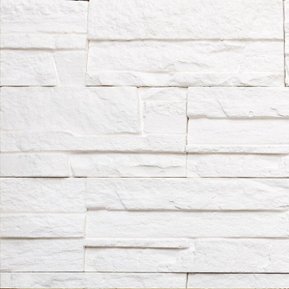  Камень искусственный 200х95 БОРО арт.01 белый (уп. 0.5м2/26шт) 