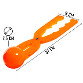  Снежколеп — песколеп, диаметр 7,5 см, цвета МИКС 