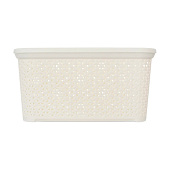  Корзина для белья RATTAN слоновая кость 35л HL081093IV 