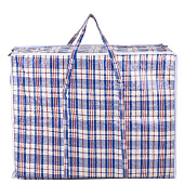  Сумка хозяйственная, 115 л, цвет синий/белый 