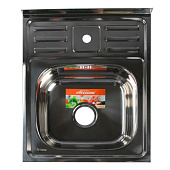  Мойка накладная 50х60мм 0.6мм с сифоном 6050AB Accoona 