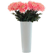  Искусственный цветок Хризантема, 10х10х56 см, персиковый 
