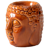  Аромалампа для эфирных масел «Голова Будды», керамика, т. шоколад, 6.5?6.5?7.5 см 10323569 