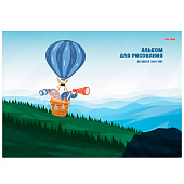  Альбом для рисования 32 л. Приключения на воздушном шаре, Проф-Пресс, 32-3932 