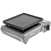  Плитка газовая NISUS портат. в кейсе, сковорода и пластина для гриля, кухонный инструмент (N-MEGA KIT) 