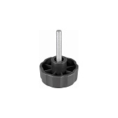 Ручка-барашек с резьбовым штифтом D50 М6x50, пластик, чёрный, 1шт Ручка-барашек с резьбовым штифтом D50 М6x50, пластик, чёрный, 1шт