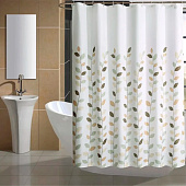  Штора для ванной 180х200см с кольцами Leaves 8854 16218 Gota Rocio 