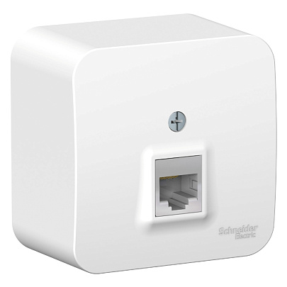 Розетка компьютерная ОП BLANCA RJ45 изол. пласт. бел. SchE BLNIA045001 Розетка компьютерная ОП BLANCA RJ45 изол. пласт. бел. SchE BLNIA045001