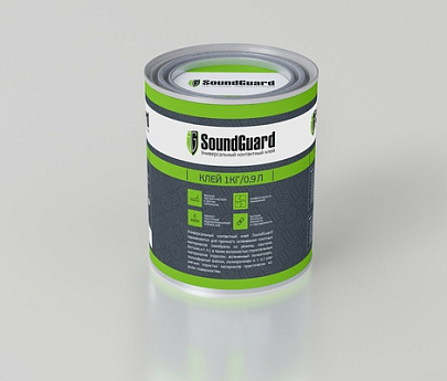  Универсальный контактный клей SoundGuard 1кг/0,9л 