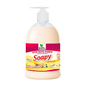  Жидкое крем-мыло Soapy Premium Ваниль со сливками увлажн. с дозатором 500 мл Clean&Green CG8111 