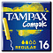  Тампоны TAMPAX Compak Regular Duo 16шт 