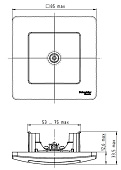 Розетка TV СП BLANCA бел. SchE BLNTS000011 Розетка TV СП BLANCA бел. SchE BLNTS000011