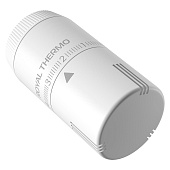 Термоголовка жидкостная Royal Thermo Design М30х1,5 белый Термоголовка жидкостная Royal Thermo Design М30х1,5 белый