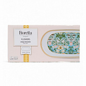  Овальное блюдо FLOWERS 24,4х12,5см, TDB596 