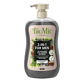 Гель-шампунь для душа BioMio BIO SHOWER мужской Мята и Кедр 650мл Гель-шампунь для душа BioMio BIO SHOWER мужской Мята и Кедр 650мл