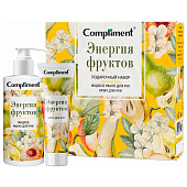 Подарочный набор Compliment Энергия фруктов №1141 жен. (мыло 320 + крем для рук 100) Подарочный набор Compliment Энергия фруктов №1141 жен. (мыло 320 + крем для рук 100)