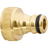 Адаптер латунный, 1/2"-3/4", внутр/ резьба, с переходником/ PALISAD 65820 Адаптер латунный, 1/2"-3/4", внутр/ резьба, с переходником/ PALISAD 65820