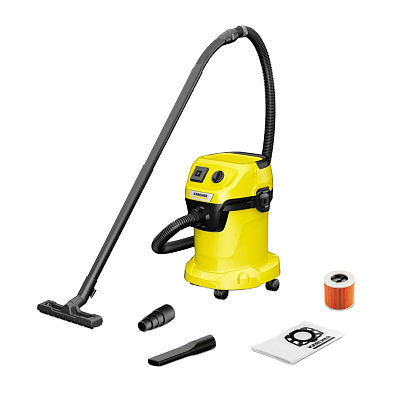 Пылесос хоз. WD 3 P 1000Вт бак 17л Karcher Пылесос хоз. WD 3 P 1000Вт бак 17л Karcher