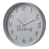 Часы настенные круг d=30 см, корпус серый, "Home", "Рубин", 3014-002 Часы настенные круг d=30 см, корпус серый, "Home", "Рубин", 3014-002