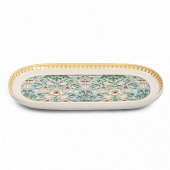  Овальное блюдо FLOWERS 24,4х12,5см, TDB596 