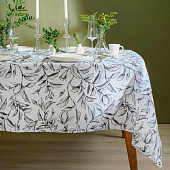 Скатерть (рогожка) 146х110 Доляна Plant leaves Скатерть (рогожка) 146х110 Доляна Plant leaves