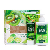 Подарочный набор Compliment Original juce Киви-лайм №1490 жен. (мыло 320 + бальзам для рук100) Подарочный набор Compliment Original juce Киви-лайм №1490 жен. (мыло 320 + бальзам для рук100)